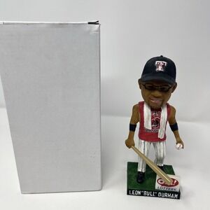 Leon Bull Durham Bobblehead Toledo Mud Hens SGA Vintage Detroit Tigers Cubs Reds